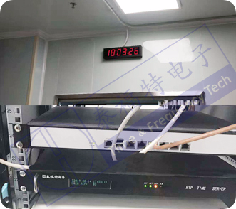 時統(tǒng)設(shè)備上架實(shí)景圖 時統(tǒng)設(shè)備上架實(shí)景圖